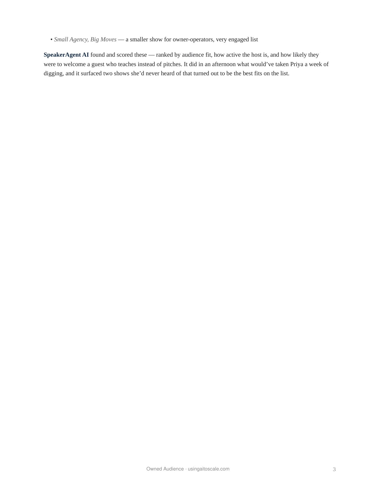 AI Agency — 90-Day Case Study — page 3