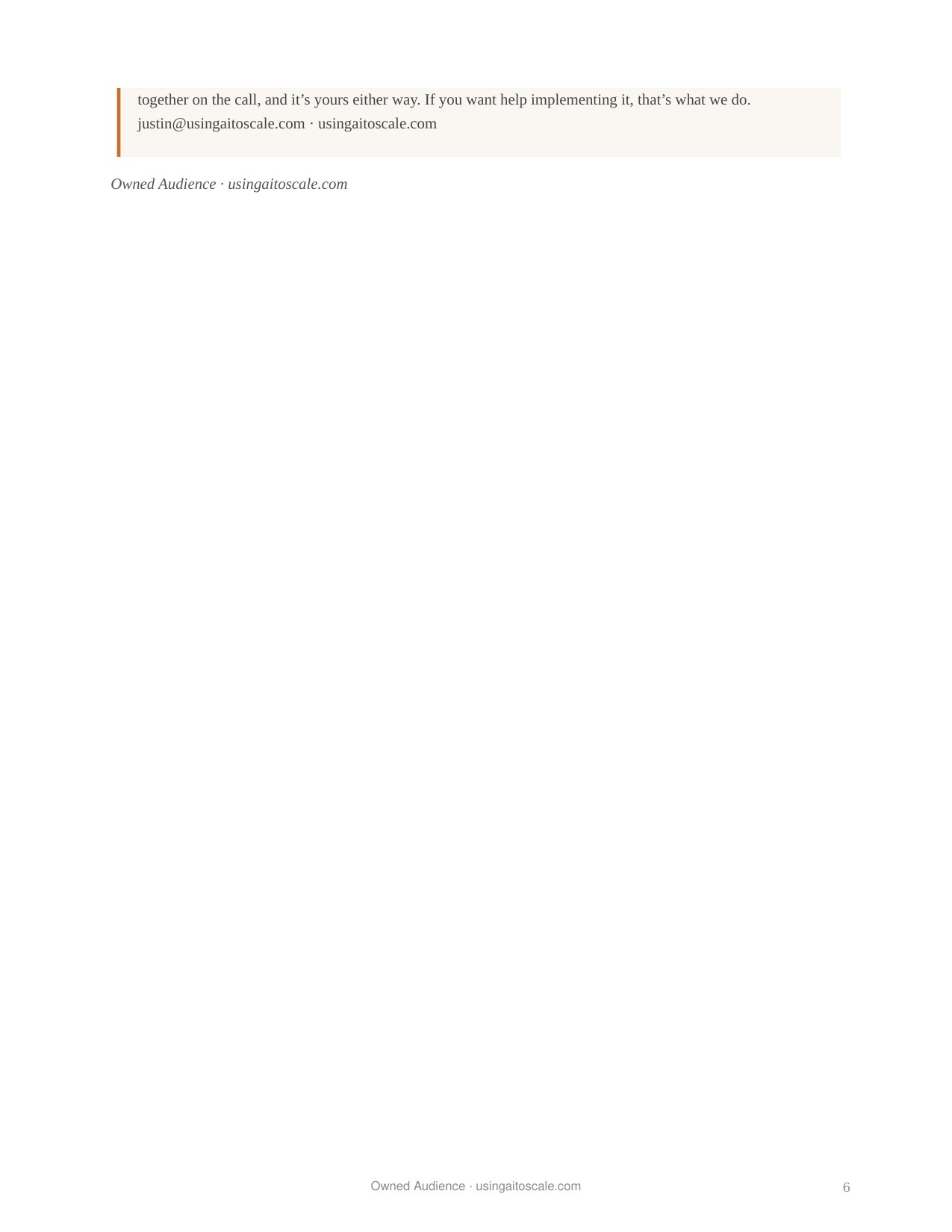 Executive Search Firm — 90-Day Case Study — page 6