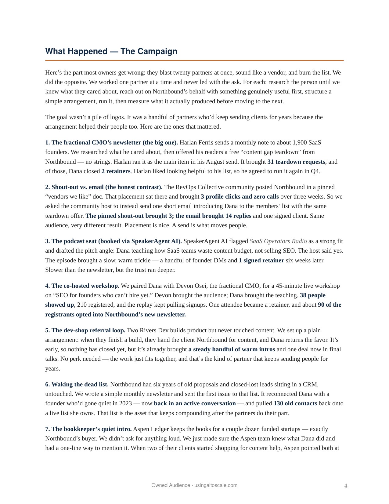 Marketing Agency — 90-Day Case Study — page 4
