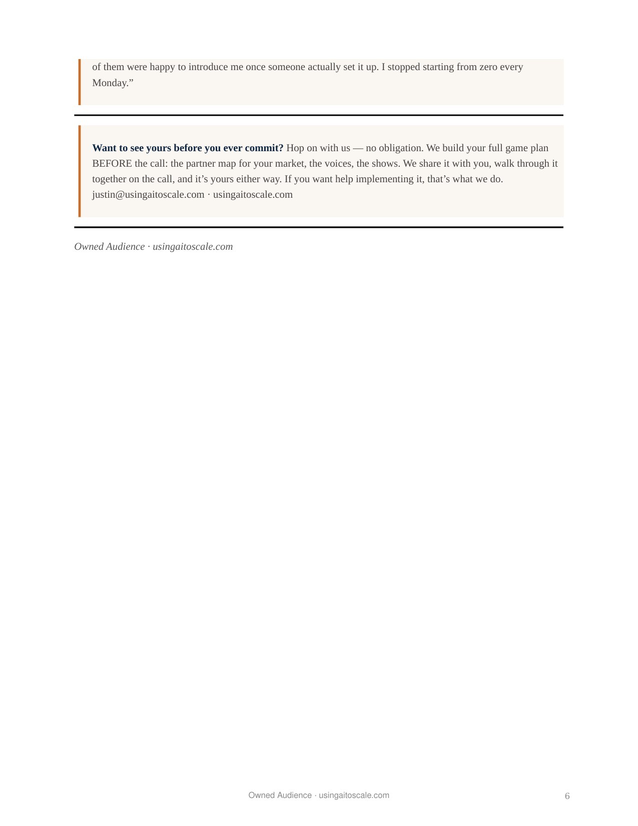 Marketing Agency — 90-Day Case Study — page 6