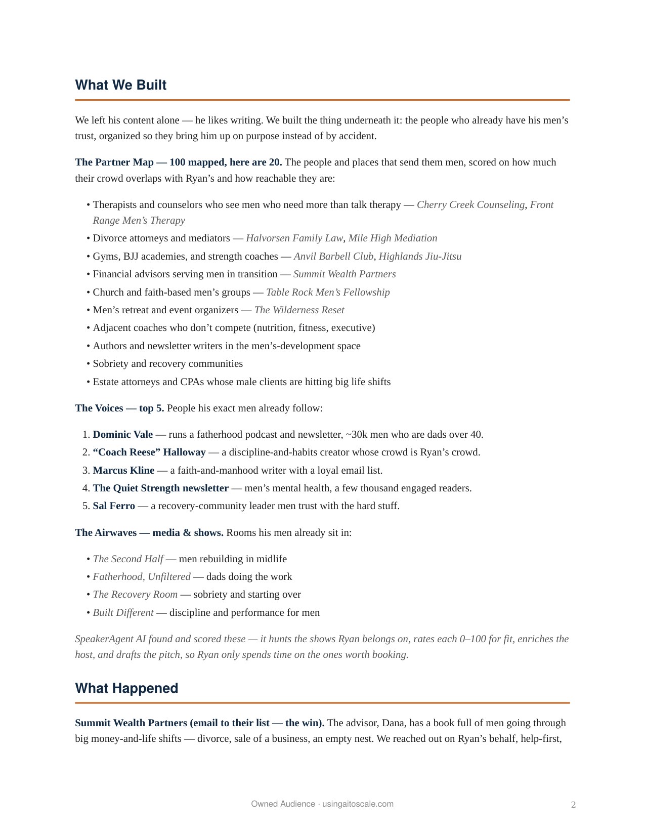 Men's Coaching — 90-Day Case Study — page 2