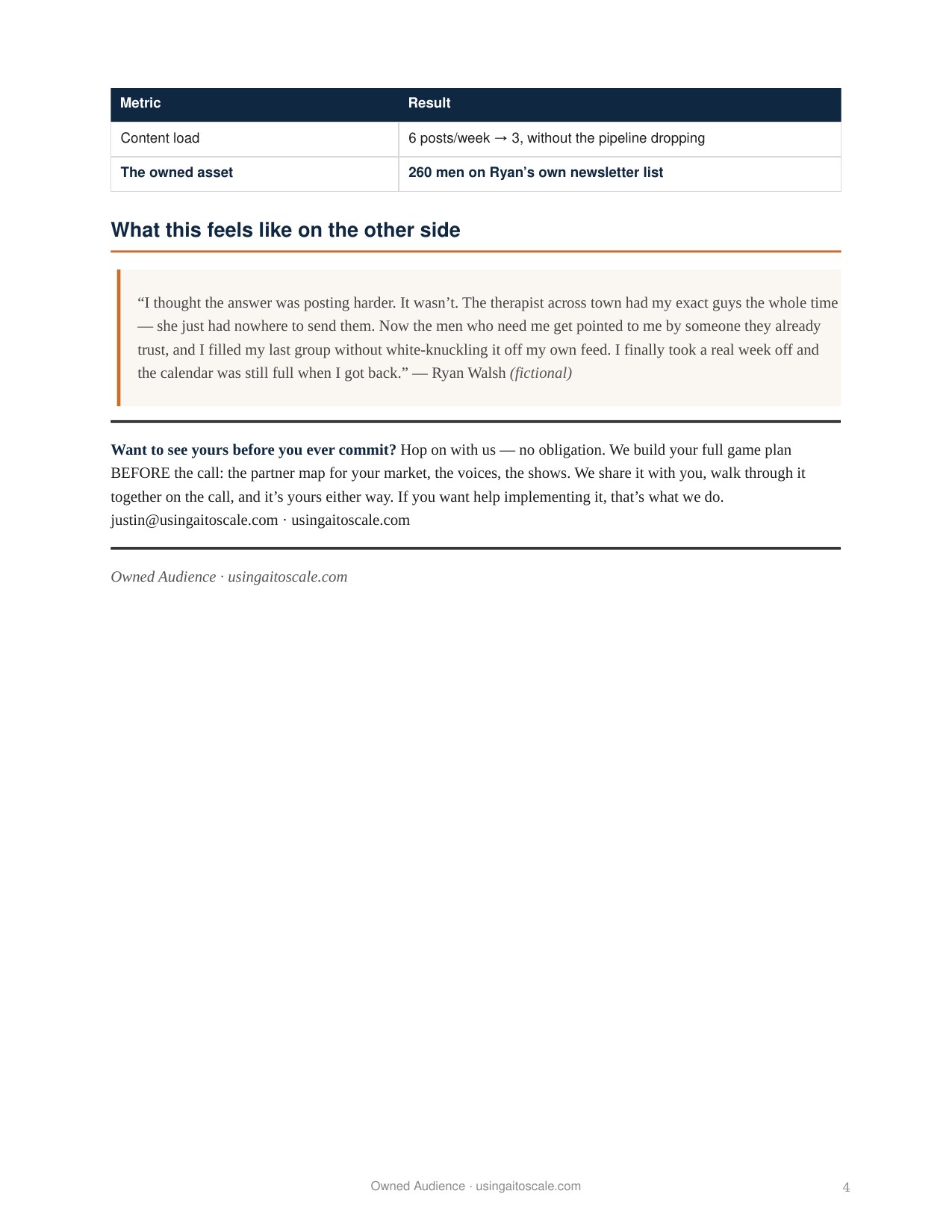 Men's Coaching — 90-Day Case Study — page 4