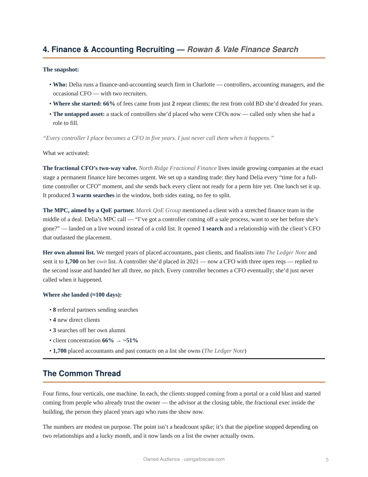 Recruiting — The Master Playbook — page 5